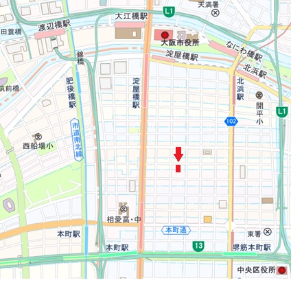 ステラ淀屋橋　地図.jpg